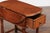 Late 19th Century English Drop-Leaf Yew Wood Side Table with Single Drawer and Side Stretcher For Sale In Atlanta - Image 6 of 11