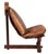 Mid-Century Modern Buffalo Leather Lounge Chair With Rich Patina, Brazil, 1960s, Brutalist Vintage Chair For Sale - Image 3 of 6