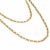 1990s Vintage 18k Yellow Gold Mariner Link Chain For Sale - Image 5 of 7