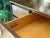 Vintage 1960s Mid-Century Modern Walnut Wood and Woven Rattan Highboy Chest Cabinet by R-Way For Sale In Los Angeles - Image 6 of 16