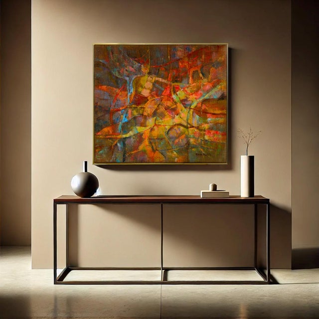 Alfonso Pragliola, Antica Roma Abstract Landscape, Mixed Media on Canvas, 2019 For Sale - Image 7 of 8