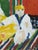 Green Mohamed Hamri Moroccan Modernist Folk Art Painting, the Unique Singer, 1977 For Sale - Image 8 of 18