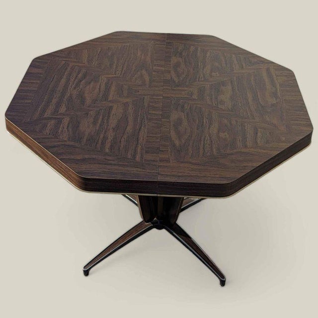1960s Chromcraft Laminate Dining Table With Star Base, Mid-Century For Sale - Image 10 of 11