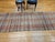 Vintage American Rag Runner, Hand-Woven Wool & Cotton, Ivory & Red Stripe Pattern, 3x13 For Sale - Image 13 of 14