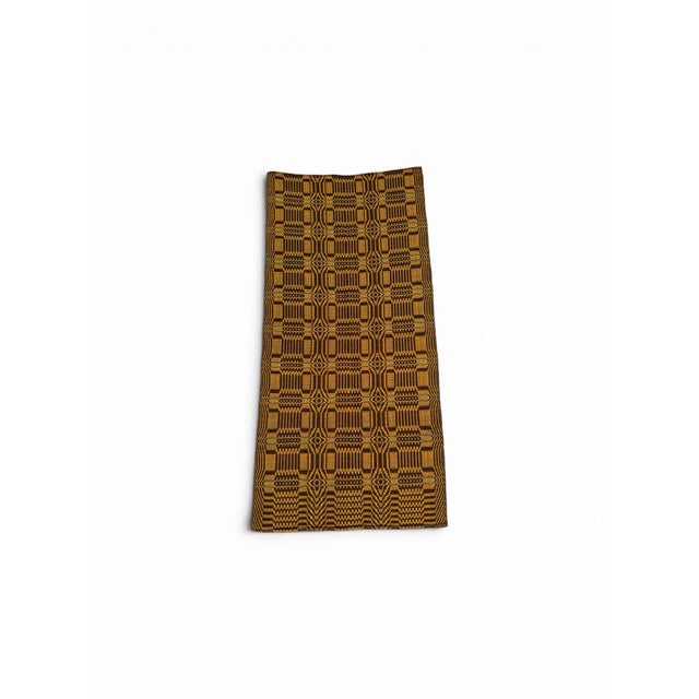 This striking vintage double-weave jacquard travel blanket brings an incredible dose of texture and earthy color to any...