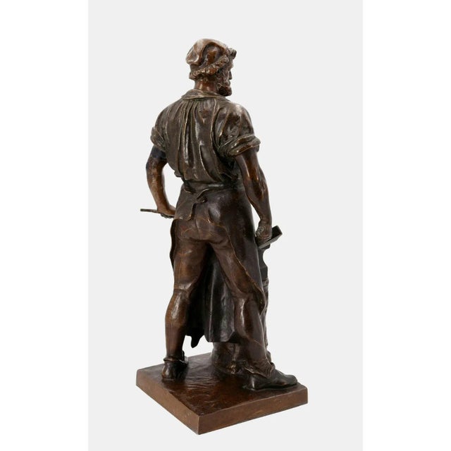 Wilhelm Albermann, The Blacksmith of Solingen, 1895, Zinc For Sale - Image 4 of 8