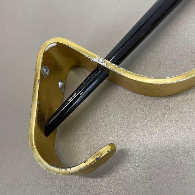 Brass Wardrobe Hook Coat Rack Elements in the style of Carl Auböck, Austria, 1950s, Set of 3 For Sale - Image 17 of 18