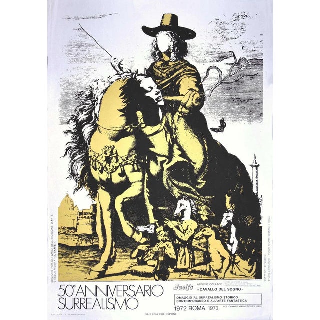 50° Surrealism Anniversary is an original serigraph realized by Guelfo Bianchini in 1972 The artwork is the affiche...