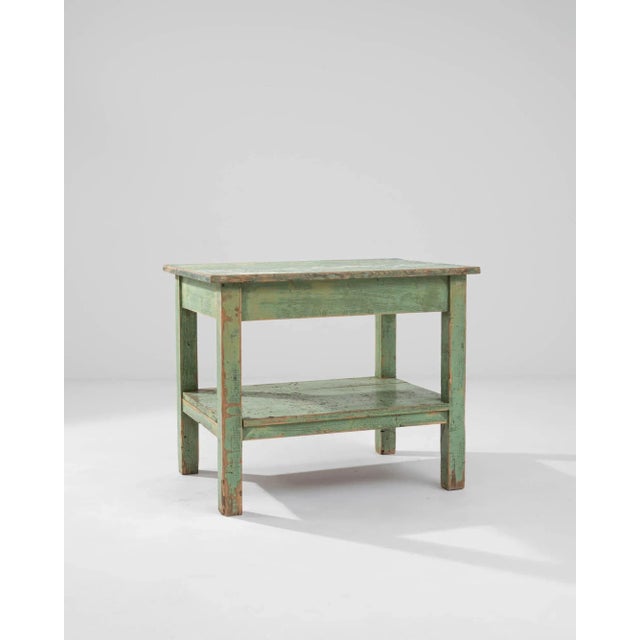 1900 - 1909 1900s French Wooden Patinated Table For Sale - Image 5 of 10