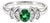 Vintage Platinum Alexandrite & Natural Diamond Halo Ring, Size 9 For Sale