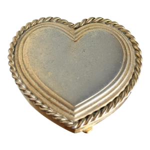 Vintage 1976 Estée Lauder “Fluted Heart” Perfume Compact