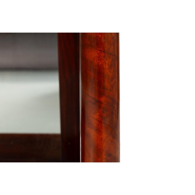 French Empire Antique Mahogany Gilt Bronze Marble Pier Table Circa 1820 For Sale - Image 14 of 18