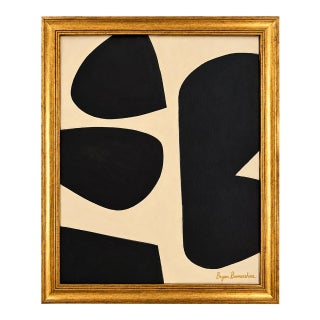 Title: Intersecting Shapes Framed Modern Painting by Bryan Boomershine For Sale