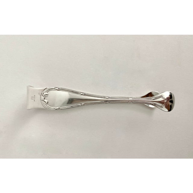 Antique French Christofle Silver Plate Sugar Tongs For Sale In Los Angeles - Image 6 of 7