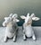 Wood Vintage Monumental Distressed Hand Carved Rams - A Pair For Sale - Image 7 of 13