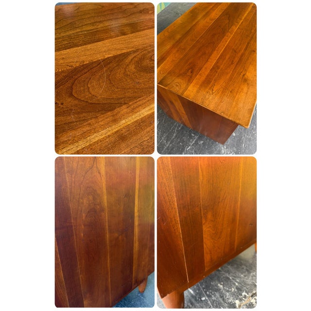 Mid Century Willett Solid Cherrywood 12 Drawer Dresser For Sale - Image 11 of 12