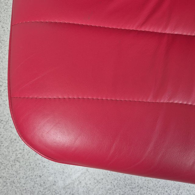 Breen Leather Lounge Chair by S. Hindenes and F. Myhr for Hjellegjerde, 2010s For Sale - Image 11 of 13