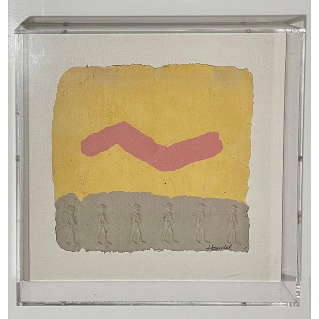 Modern William Haendel, Bill Haendel Americana Toy Soldiers Cast Paper Relief Modern Pop Art Sculpture, c.1975 For Sale - Image 3 of 10