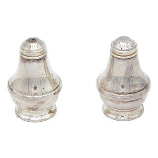 Silver Salt and Pepper Shakers, Set of 2 For Sale