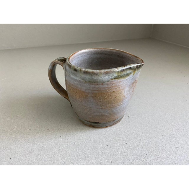 Vintage Ceramic Pottery Creamer For Sale - Image 9 of 9