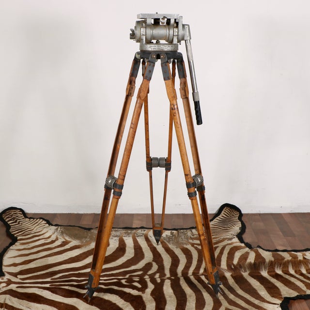 Industrial Motion Picture Tripod Chairish