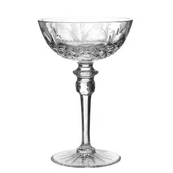 1990s Traditional Rogaska Queen Champage Coupes - Set of 8 For Sale - Image 4 of 9