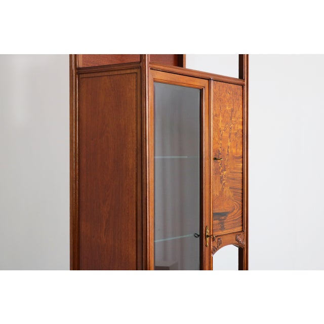 Art Nouveau Marquetry Display Cabinet by Louis Majorelle, France, 1900 For Sale - Image 15 of 18