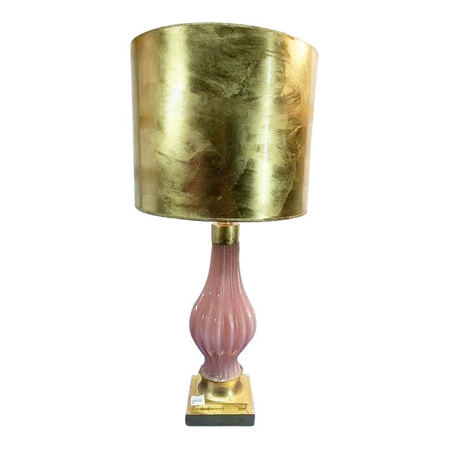 Murano Venetian Style Table Lamp. For Sale