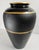 Early 20th Century Early 20th Century Bohemian Czech Art Glass Vase With Gilt Bands and Acid Etched Wood Grain For Sale - Image 5 of 11