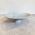 Alabaster Vintage Italian Gray Veined Alabaster Marble Compote Tazza For Sale - Image 8 of 9