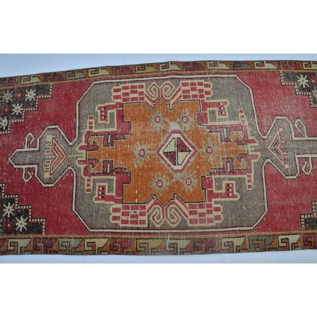 1960s Handmade wool and cotton rug in Turkish Anatolian Small Rug, Vintage Doormat Rug, Turkish Decorative Rug, Handmade...