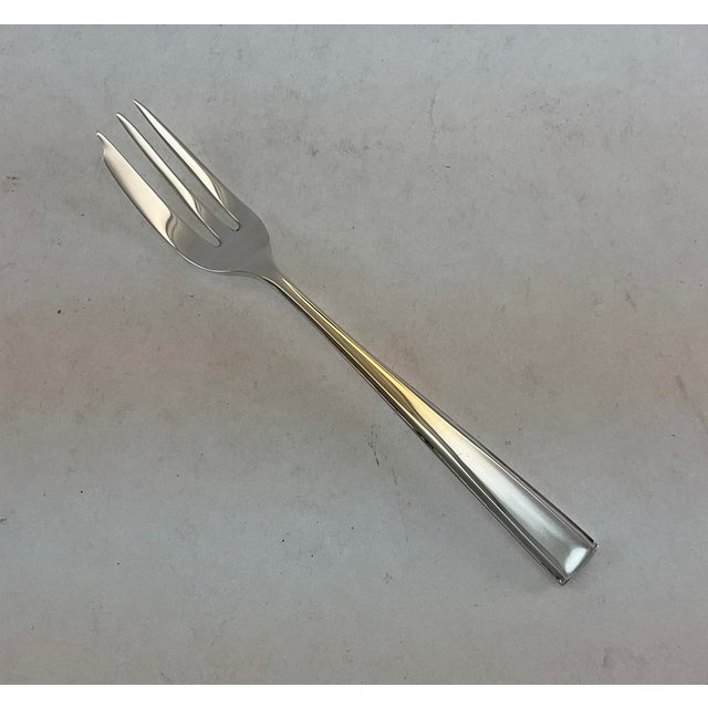 English 1980s The Finest, Silver Plated Pastry Forks , Leighton - Set of 12 For Sale - Image 3 of 8
