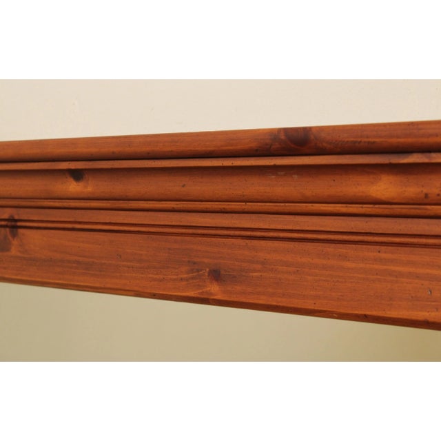 Ethan Allen Vintage Pine Wall Mirror For Sale - Image 9 of 13
