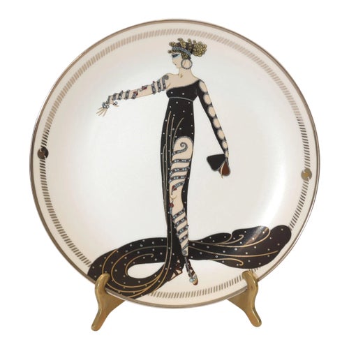 Erté La Merveilleuse Sevenarts Porcelain Collector Plate Romain De