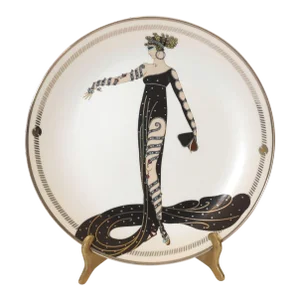 Erté "La Merveilleuse" Sevenarts Porcelain Collector Plate Romain De Tirtoff