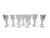 Glass Hand-Cut Crystal Glasses, 1985, Set of 20 For Sale - Image 7 of 12