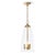 Brass Maiden Glass Pendant, Natural Brass For Sale - Image 8 of 8