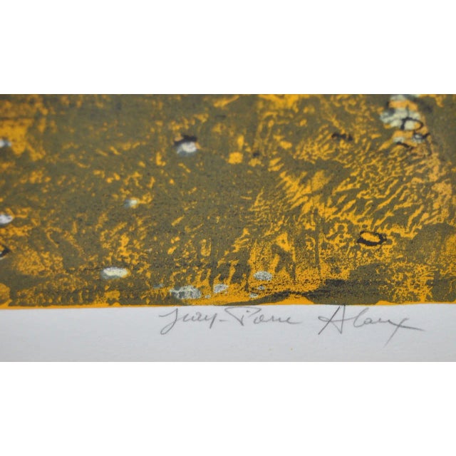 Jean-PIerre Alaux Original Lithograph C.1970 For Sale - Image 4 of 9