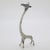 Italian Vintage Italian Handmade Genuine Silver Stylized Giraffe Figurine Miniature For Sale - Image 3 of 8
