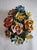 Italian Capodimonte Style Mid- Century Floral Basket Centerpiece For Sale - Image 3 of 13