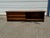 Mid-Century Modern Walnut Low Media Console With Sliding Doors For Sale - Image 9 of 12