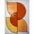 Nine 12x9 cradled wood panels make up this encaustic mixed media art piece. In the photo they are hanging spaced...
