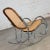 Bauhaus 1970’s Bauhaus Style Chrome Tube Bentwood & Cane Rocking Chair or Rocker For Sale - Image 3 of 12
