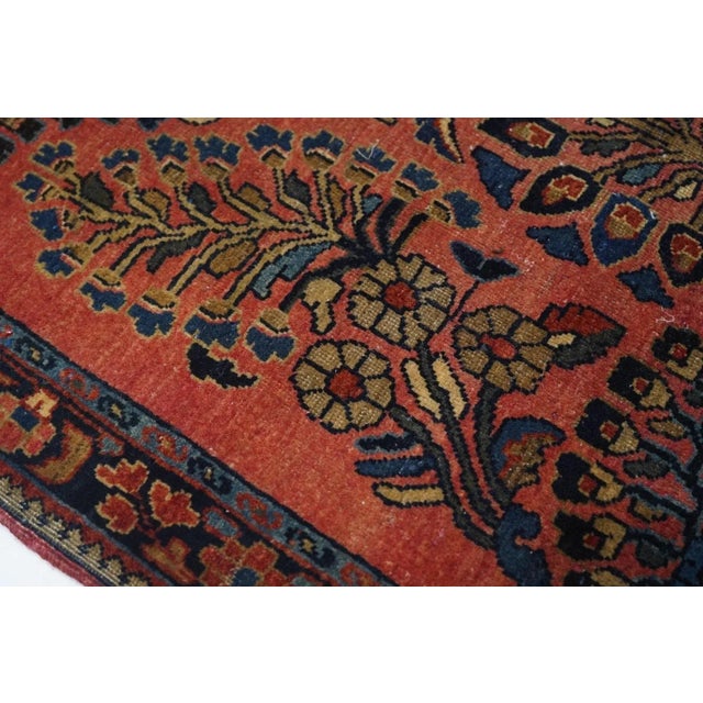 19th Century Antique Sarouk Rug 2'6'' x 5' For Sale - Image 5 of 10