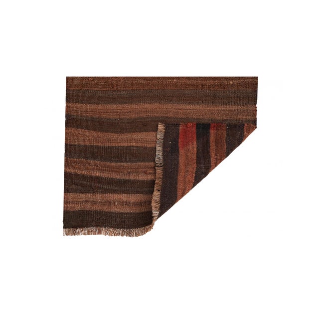 Mid-Century Modern Vintage Mini Decorative Kilim Rug - 1`9″ X 2`8″ For Sale - Image 3 of 3