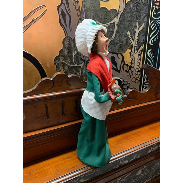 1980s 1985 Vintage Byers Choice Christmas Caroler For Sale - Image 5 of 7