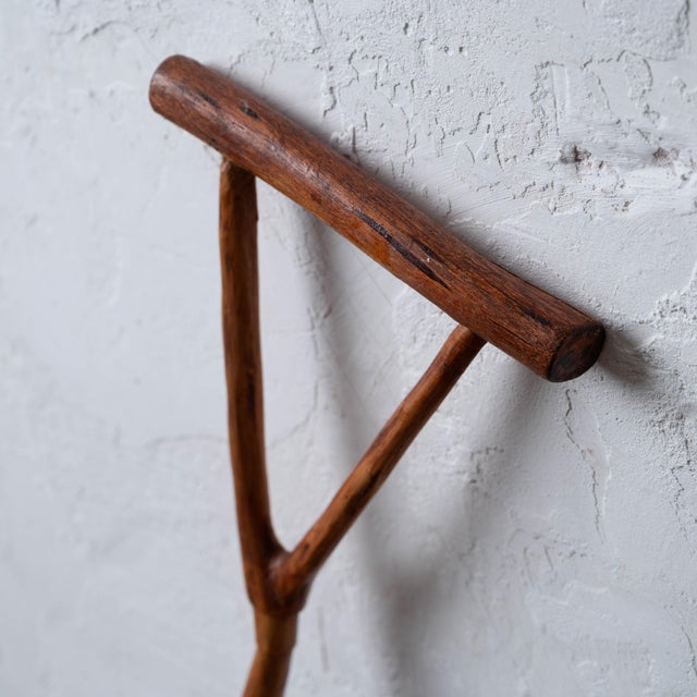 Vernon Edwards Crutch-Form Walking Stick, 1980s For Sale In Savannah - Image 6 of 10