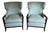 Pair of Late 20th Century Bill Sofield for Baker Manor Walnut Wing Lounge Chairs For Sale