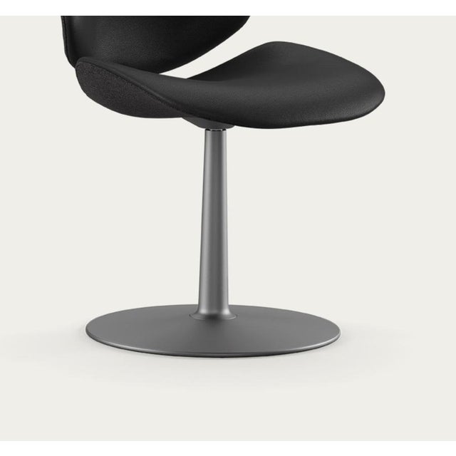 Black Council Family Salon Chair in Prestige Black by Salto and Sigsgaard for OneCollection For Sale - Image 8 of 15