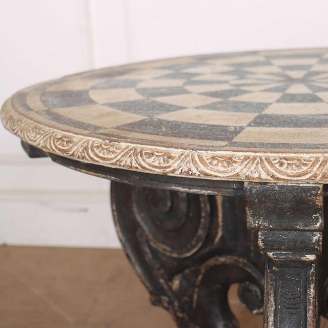 German Carved Oak Lamp Table, 1890s For Sale - Image 5 of 9